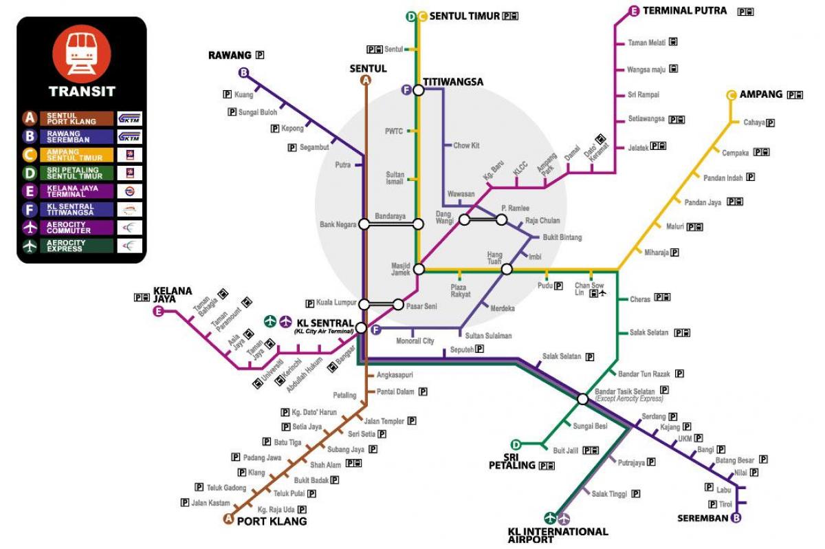 peta dari malaysia transportasi