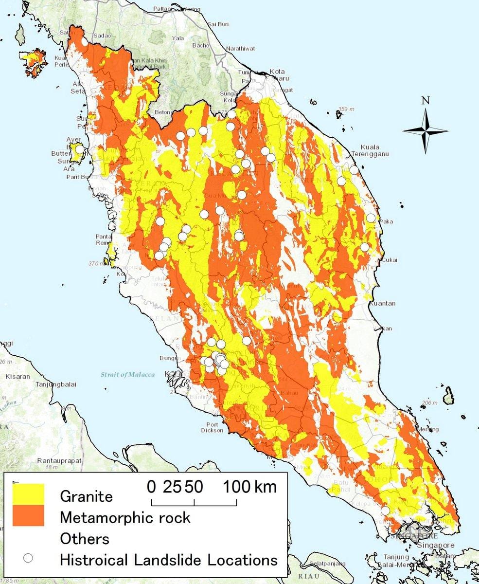 peta geologi dari malaysia