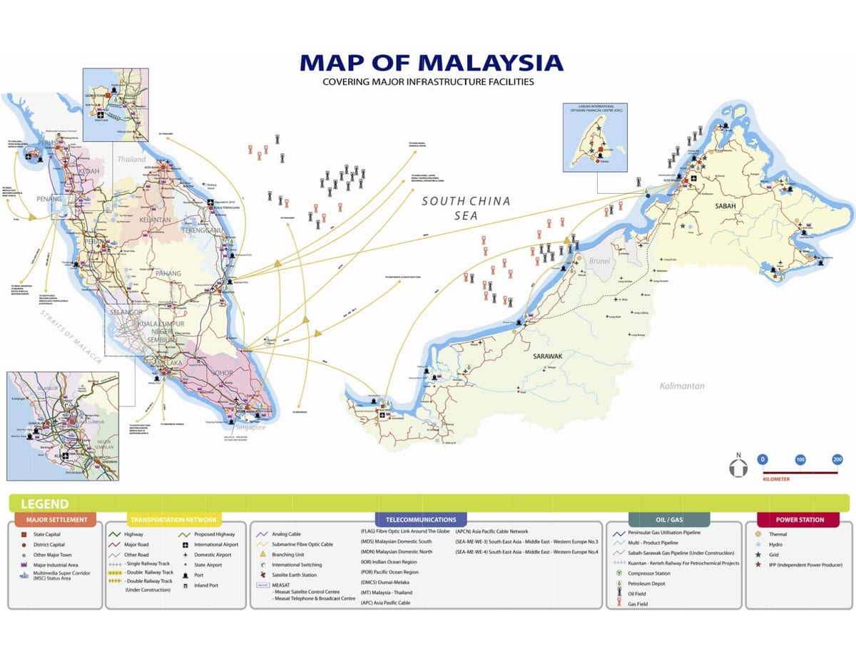 utilitas pemetaan perusahaan malaysia