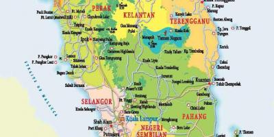 Peta dari malaysia barat