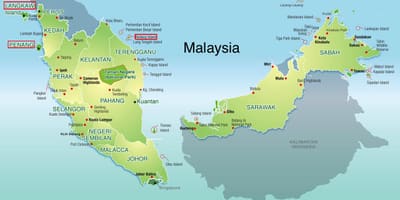 Peta dari malaysia beach resorts