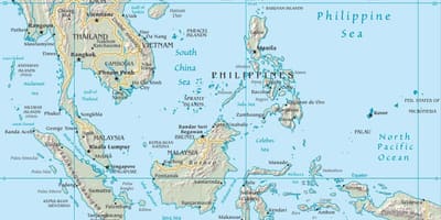 Peta dari malaysia di asia
