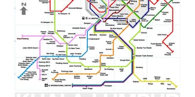 Mrt jalur 3 peta rute malaysia