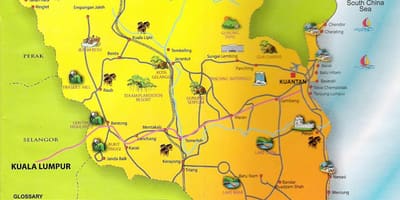 Peta negara bagian pahang malaysia