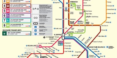 Malaysia peta mrt 2016